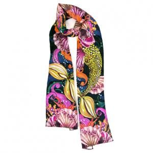 Skinny Mermaid silk scarf knot