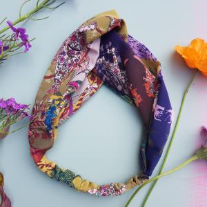 Frolick printed silk hair band