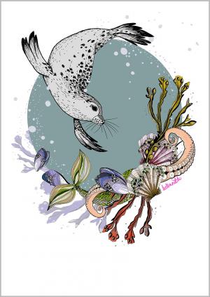 Selkie Art Print