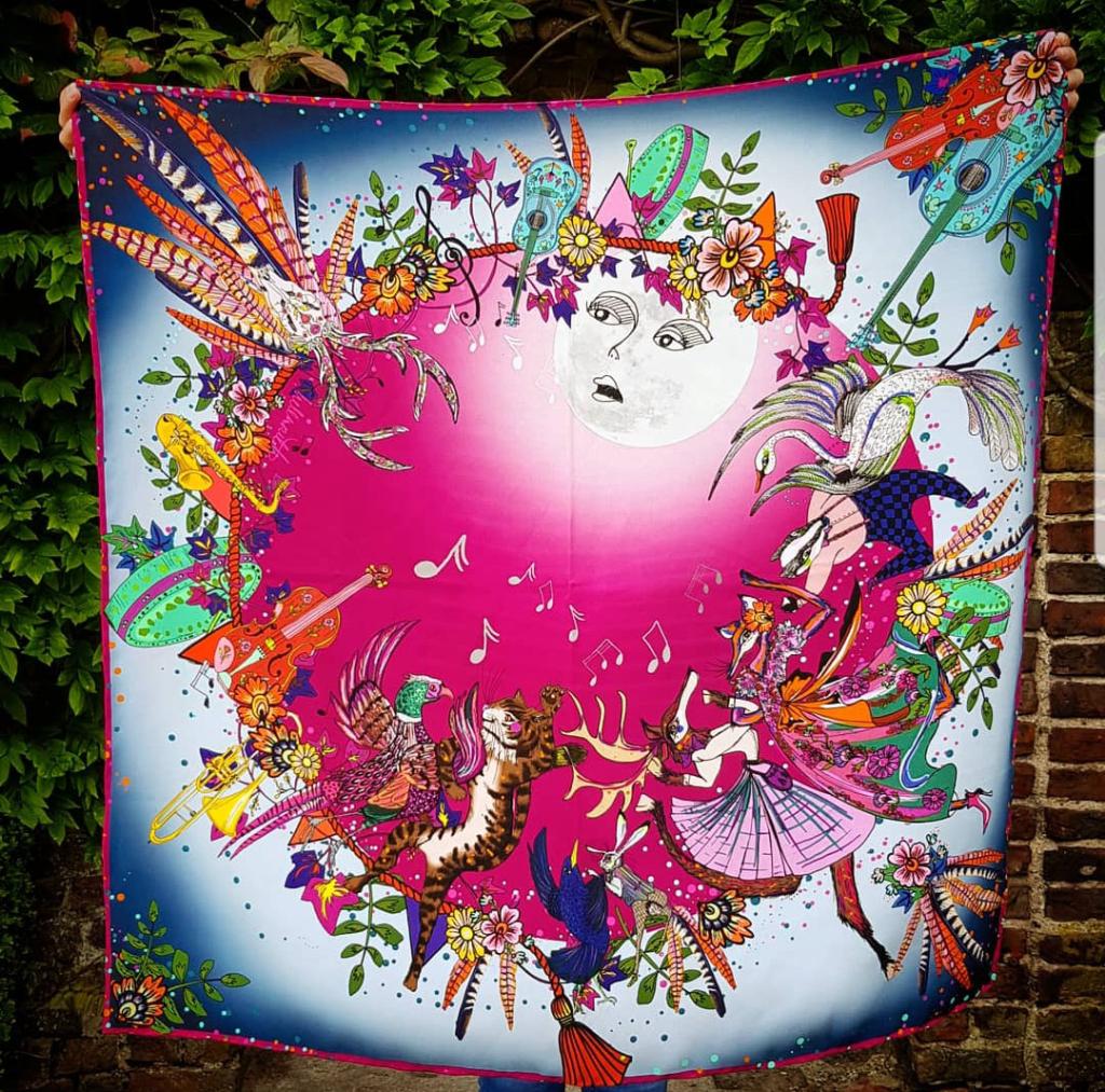 Hooligans Ball Scarf by Helen Ruth Scarves